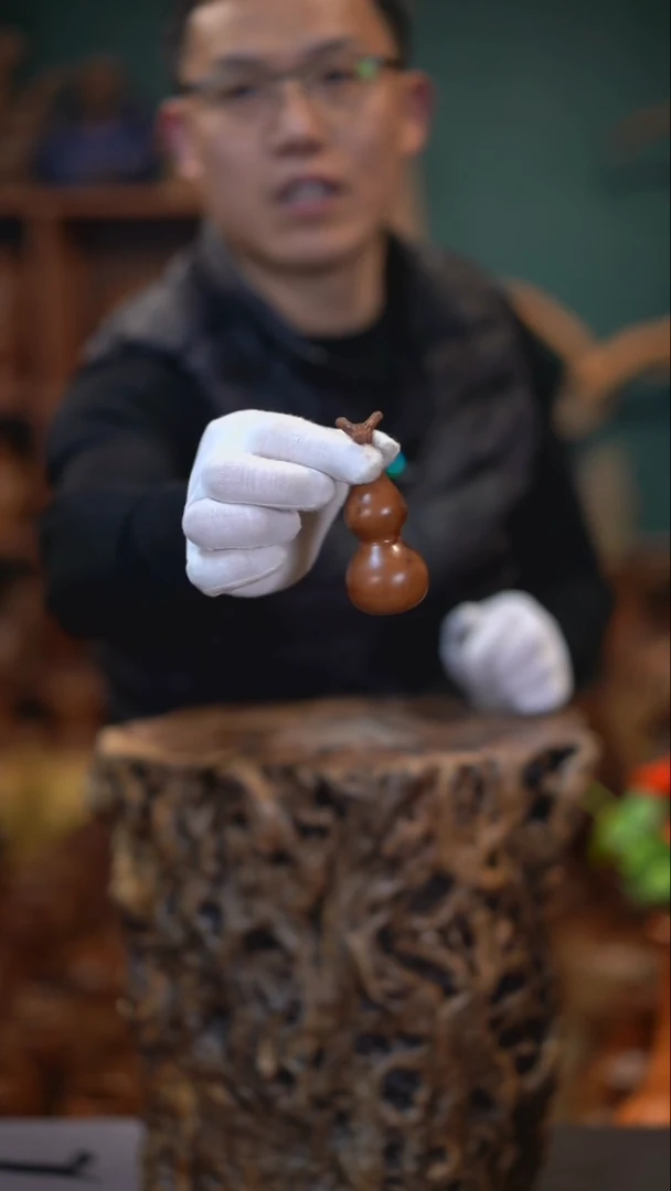 【闪购商品】枣木雷击枣木葫芦手把件