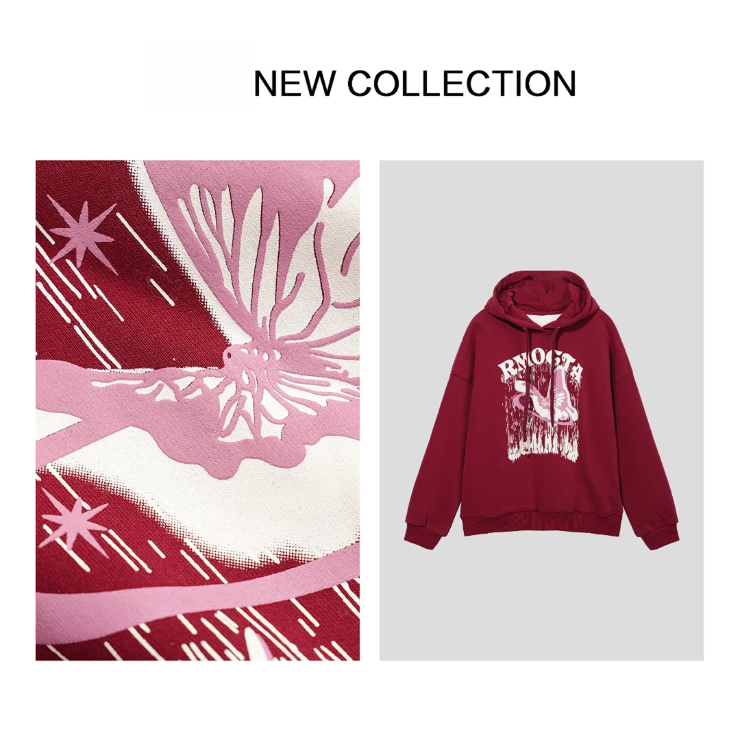 【小依专享】V3355001秋冬加绒加厚时尚运动宽松卫衣-5001