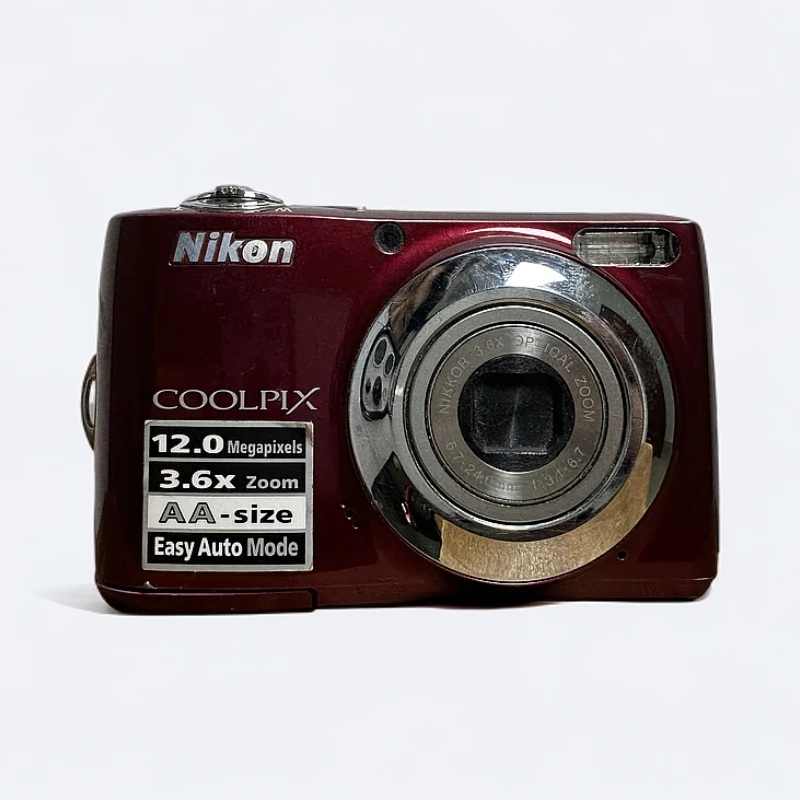 9新 Nikon/尼康 L22玫瑰红CCD数码相机