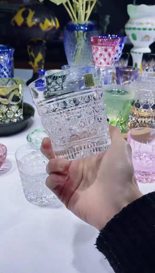【闪购商品】水晶玻璃无手柄款hoya大八角透明
