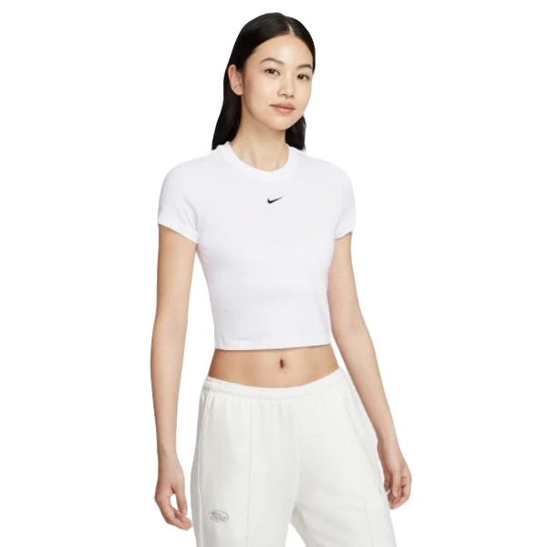 NIKE/耐克官方女子透气白色舒适百搭运动休闲短袖T恤-HF9539-101