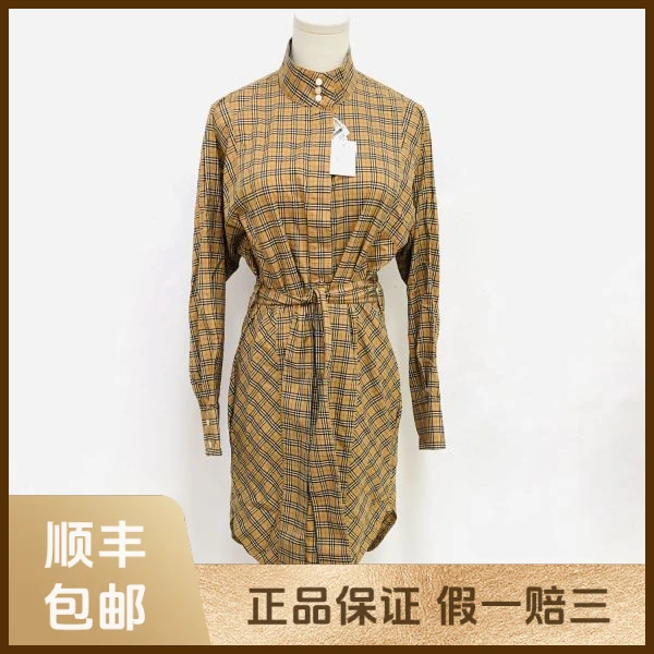 妃鱼/博柏利/100 %棉/连衣裙/95新/s零九一六