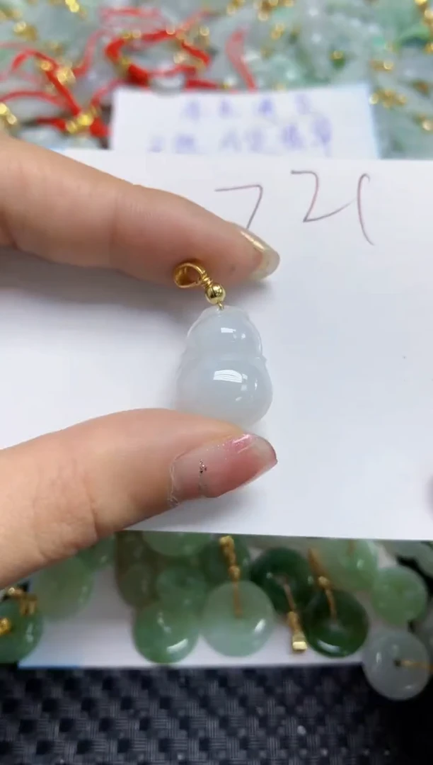 【闪购商品】翡翠颈饰合金天然A货翡翠