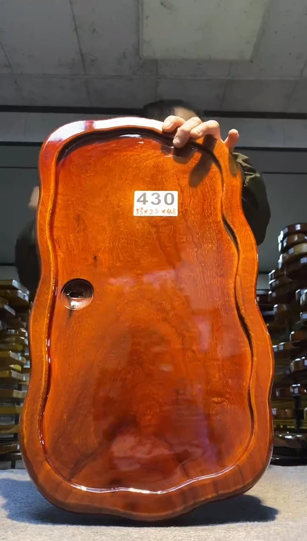 实木茶盘 一物一拍（不含配件）