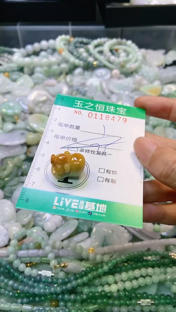 翡翠未镶嵌颈饰闪购0118479多样性发其一