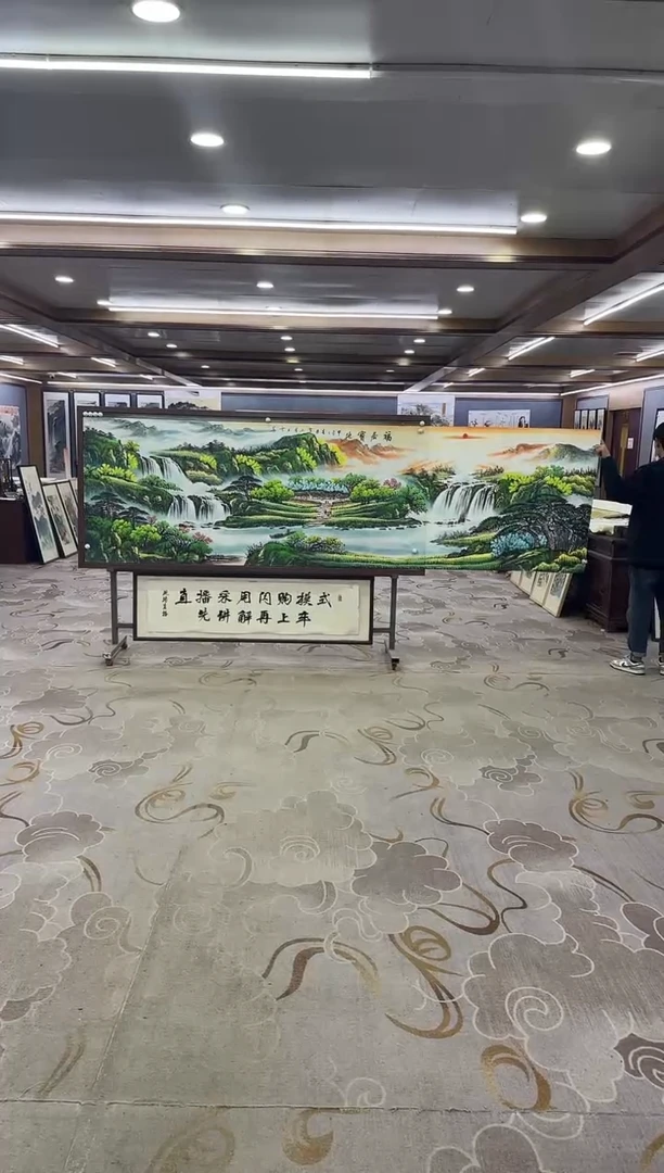 绘画绘画Y-刘雪红-小丈二-山水画