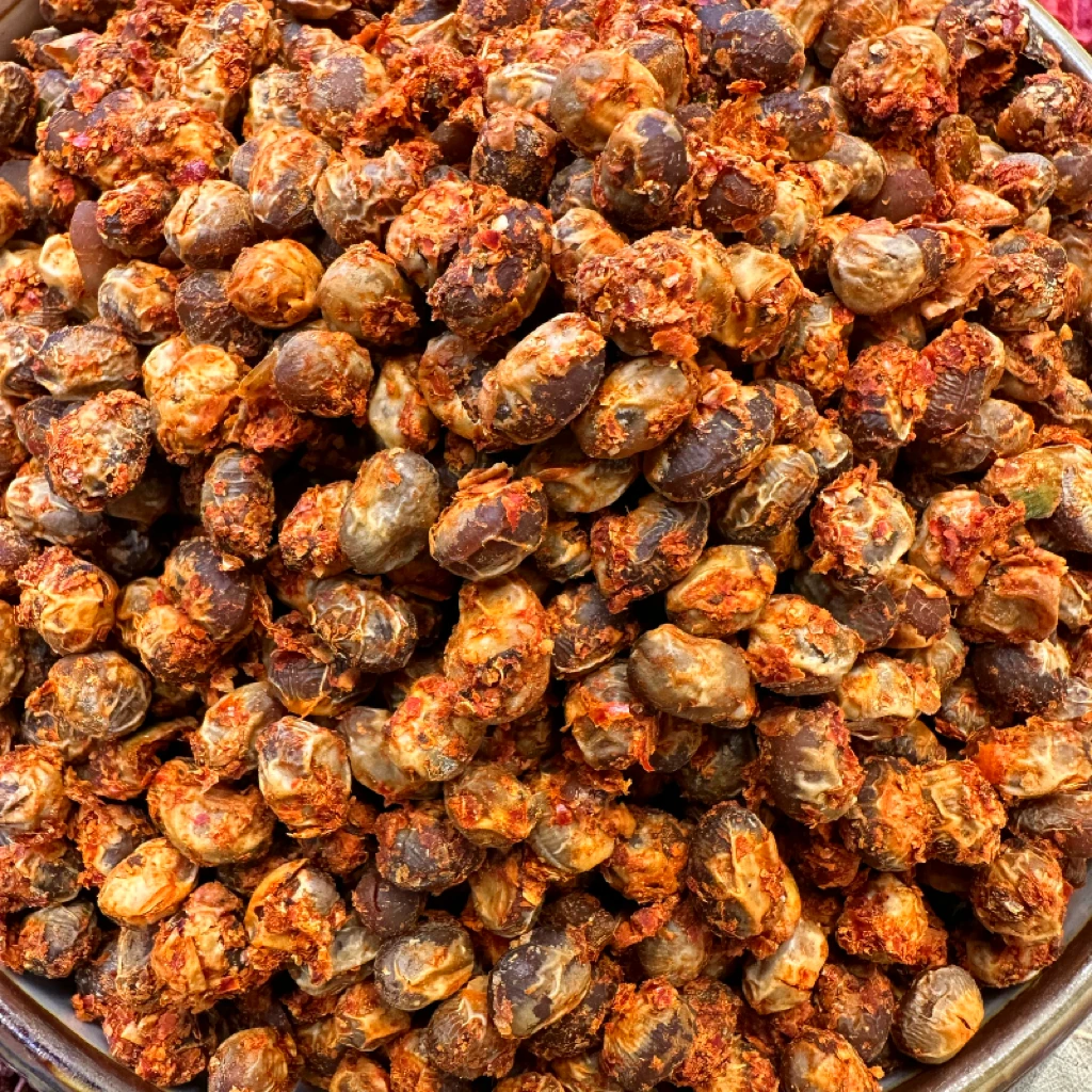 正宗草捂香辣干酱豆老盐豆