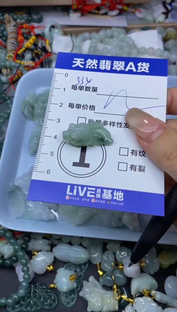 颈饰未镶嵌翡翠天然翡翠A货批量多样性发一件