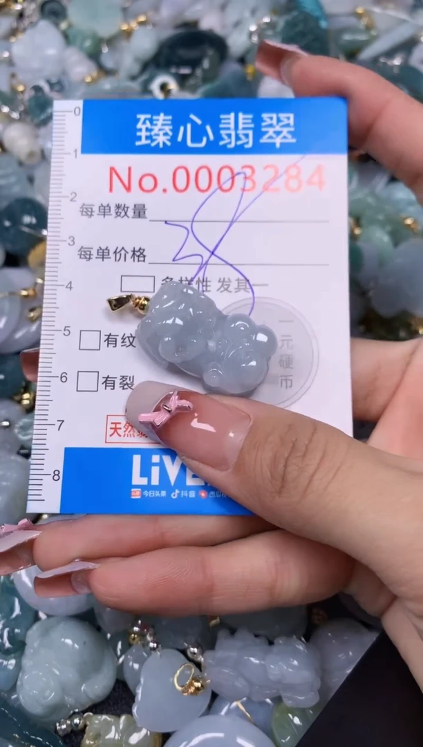 【闪购商品】翡翠颈饰未镶嵌含绳0003284