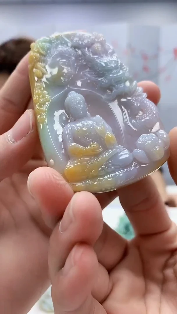 定制翡翠未镶嵌4829bb-毛货挂件32