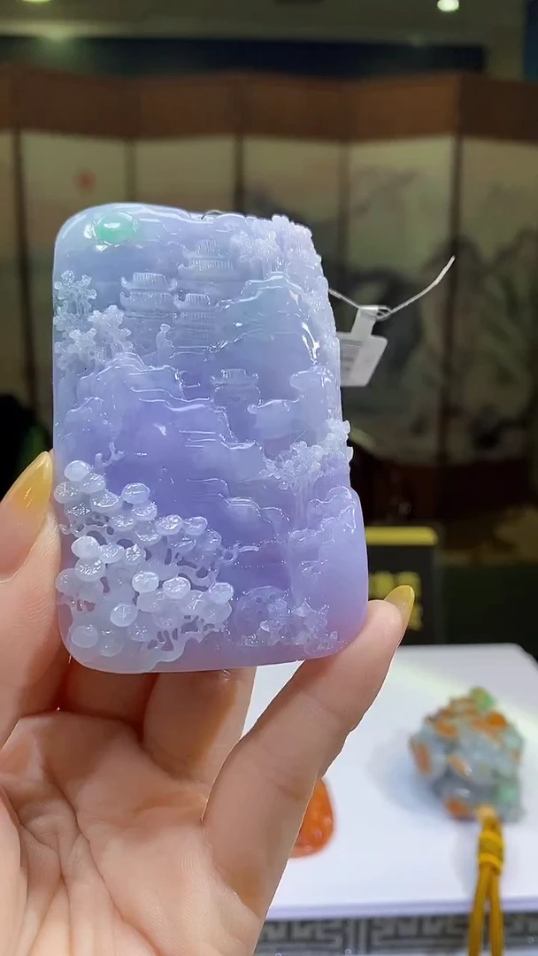 未镶嵌定制翡翠38/1119/W/山水