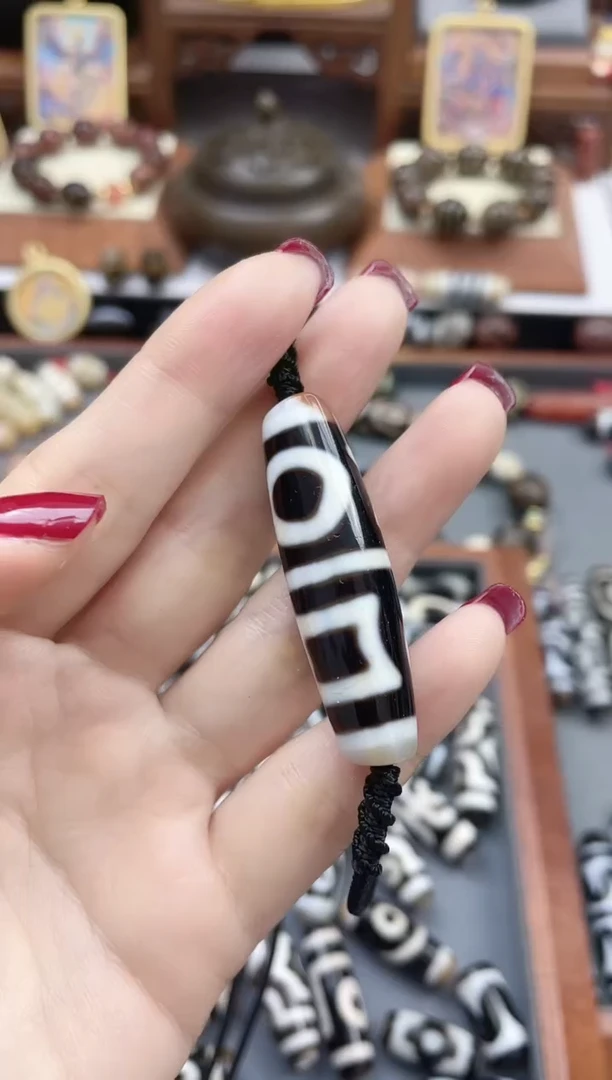 【闪购商品】玛瑙/玉髓珠珠未镶嵌手工双天地