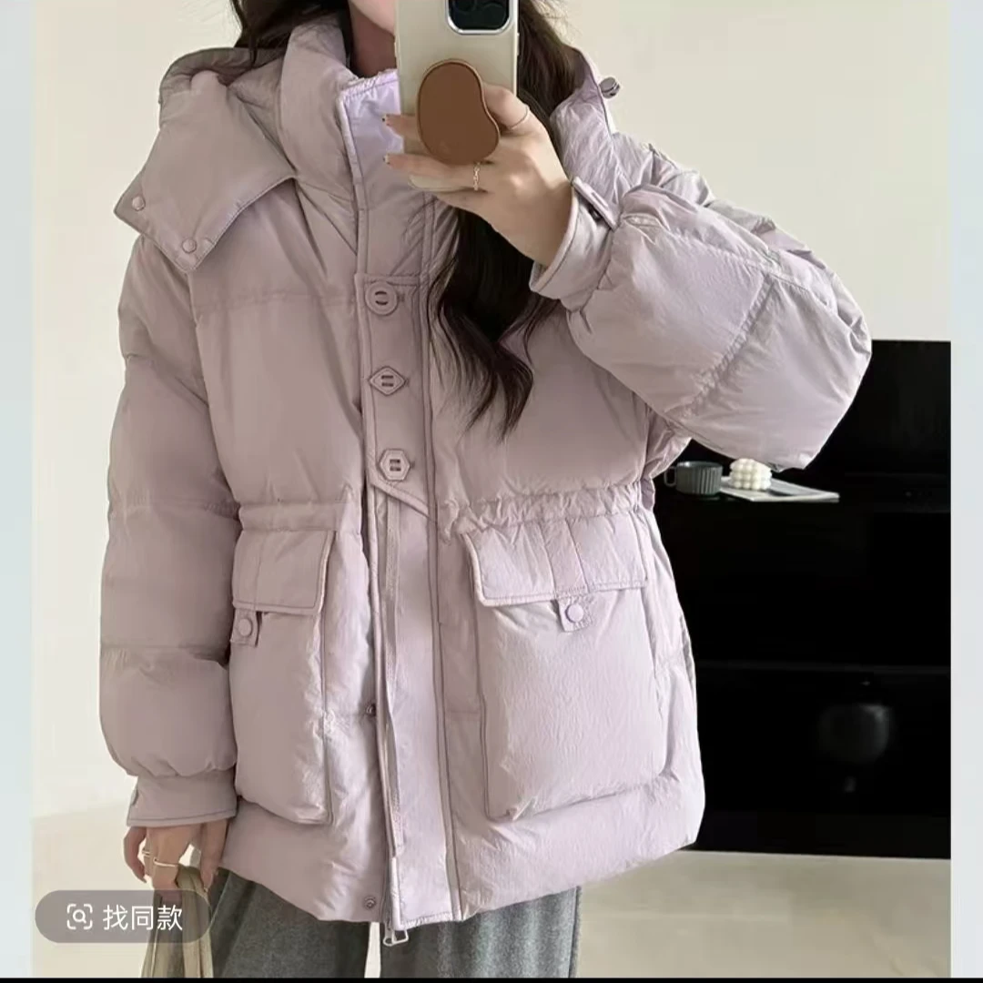 881中款羽绒服女冬季韩版小个子宽松休闲显瘦保暖