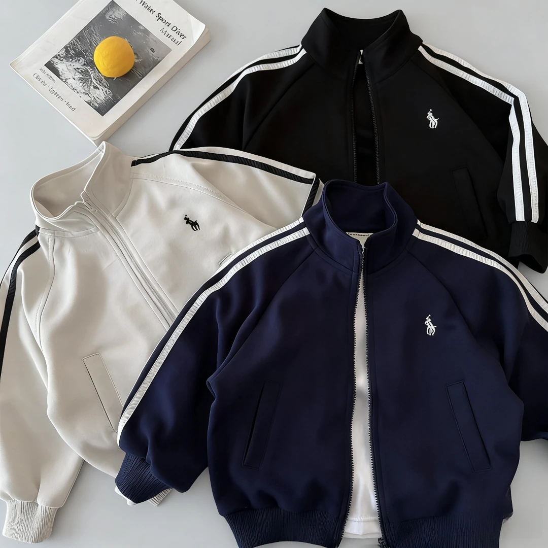 男童女童拉链外套秋季拉链立领刺绣春秋百搭宝宝韩版洋气宽松外穿