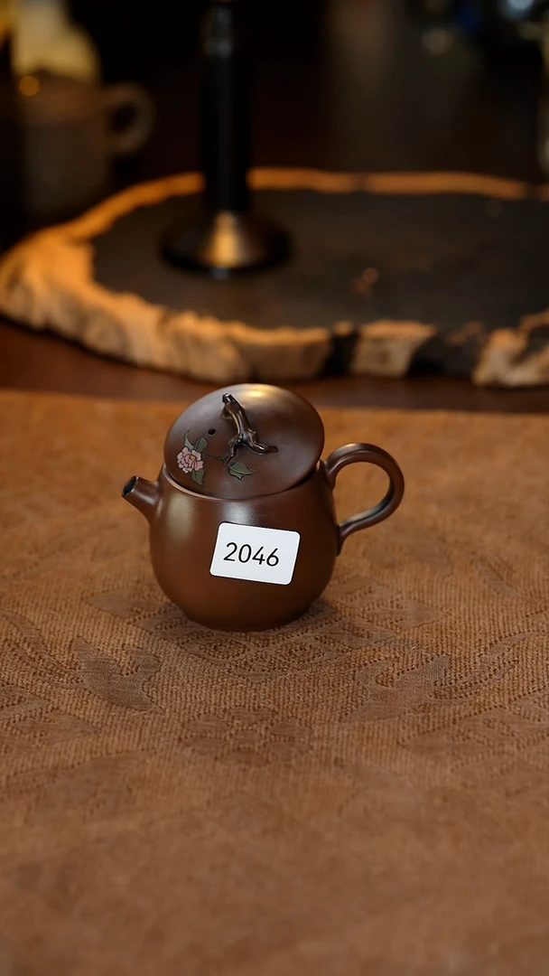 【闪购商品】雲梦茶器紫陶小壶2046