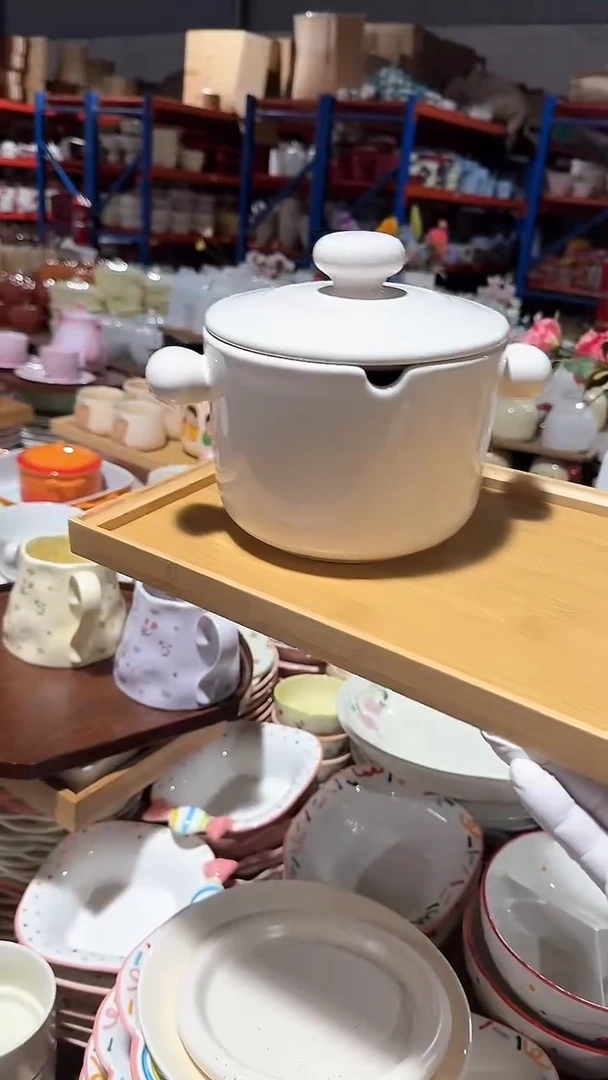 陶瓷带盖罐球球微瑕凑满20元包邮