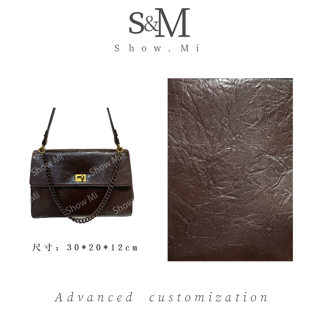 【Show Mi】QYX-81332-可可棕-轻奢小众时尚百搭女士包