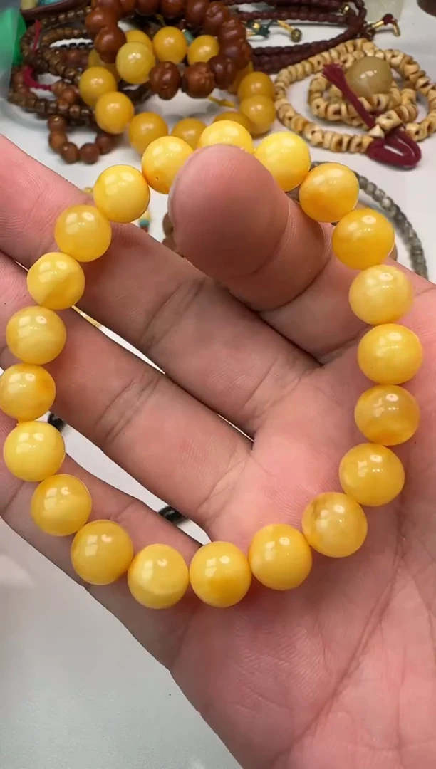 手串蜜蜡未镶嵌卡10单圈