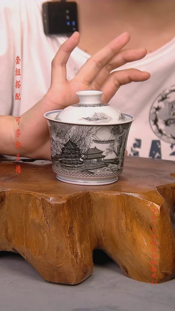 简装家用款件套 白瓷陶瓷茶具