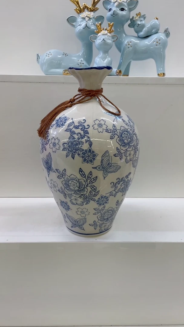 陶瓷青花瓷花瓶-2大
