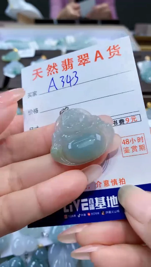 颈饰未镶嵌翡翠天然缅甸翡翠A货挂件