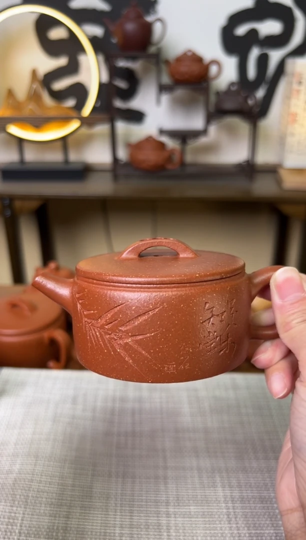 【闪购商品】红泥茶壶原矿一片瓦壶红降坡130cc