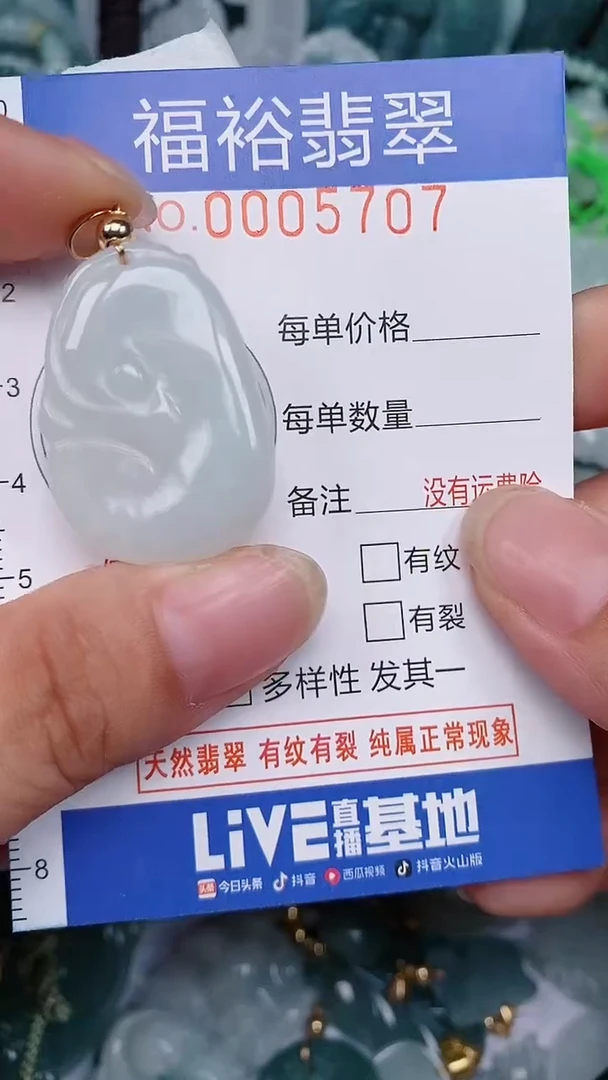 翡翠未镶嵌颈饰...0005707