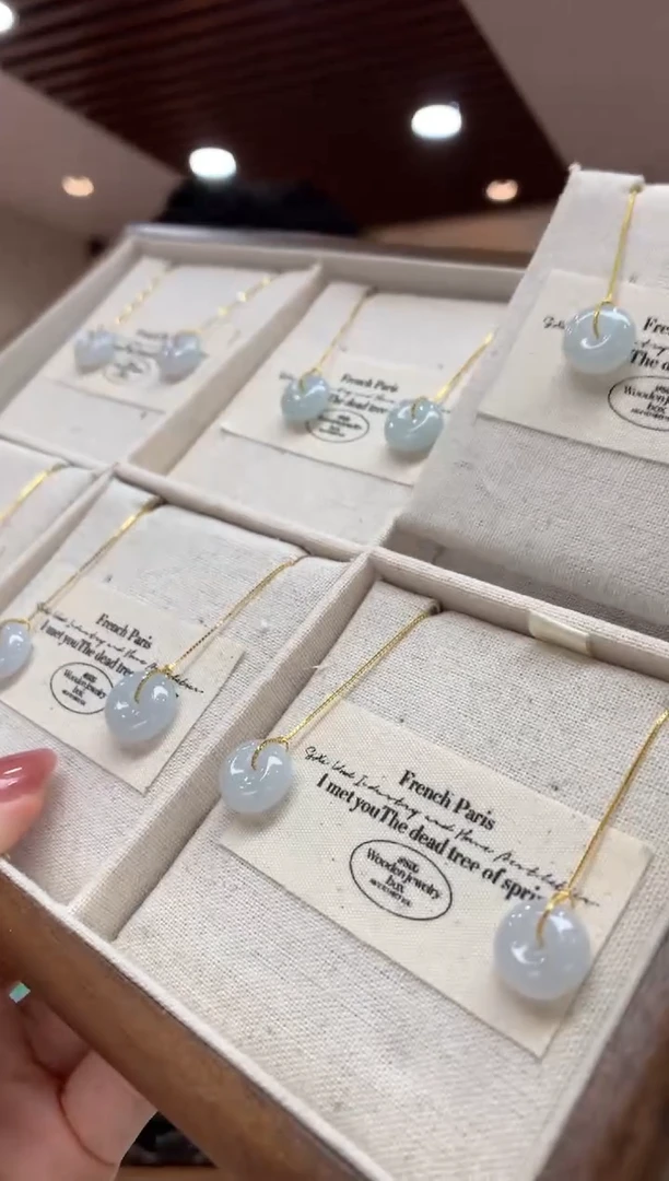 翡翠银S925镶嵌耳饰耳线多样性发货*1对