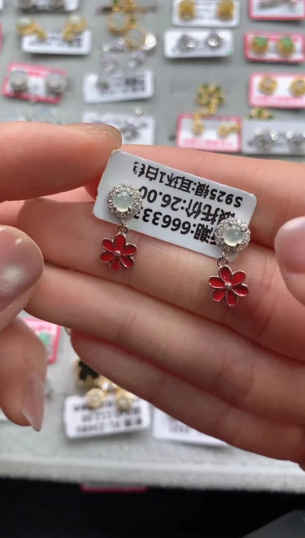 【闪购商品】翡翠戒指银S925镶嵌11111--1