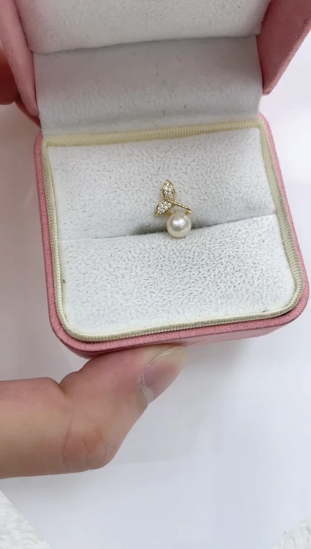 【闪购商品】海水珍珠吊坠(不含链)银S925镶嵌海水珍珠吊坠