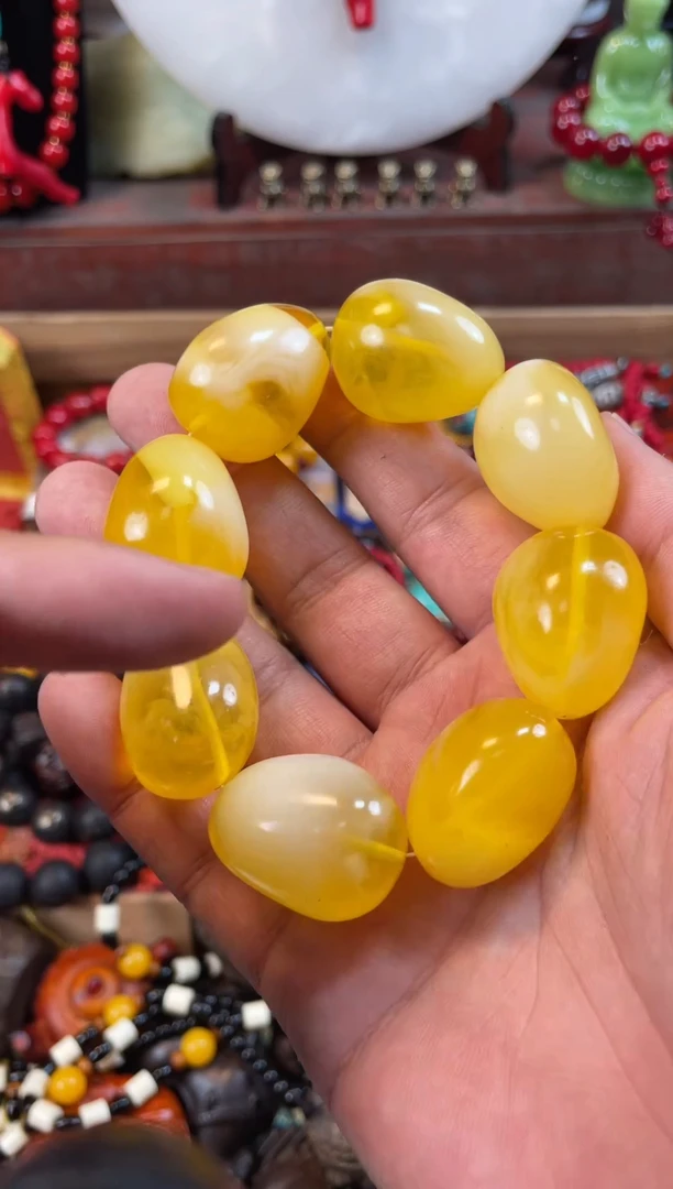 【闪购商品】蜜蜡裸石未镶嵌李总专属链接手串--
