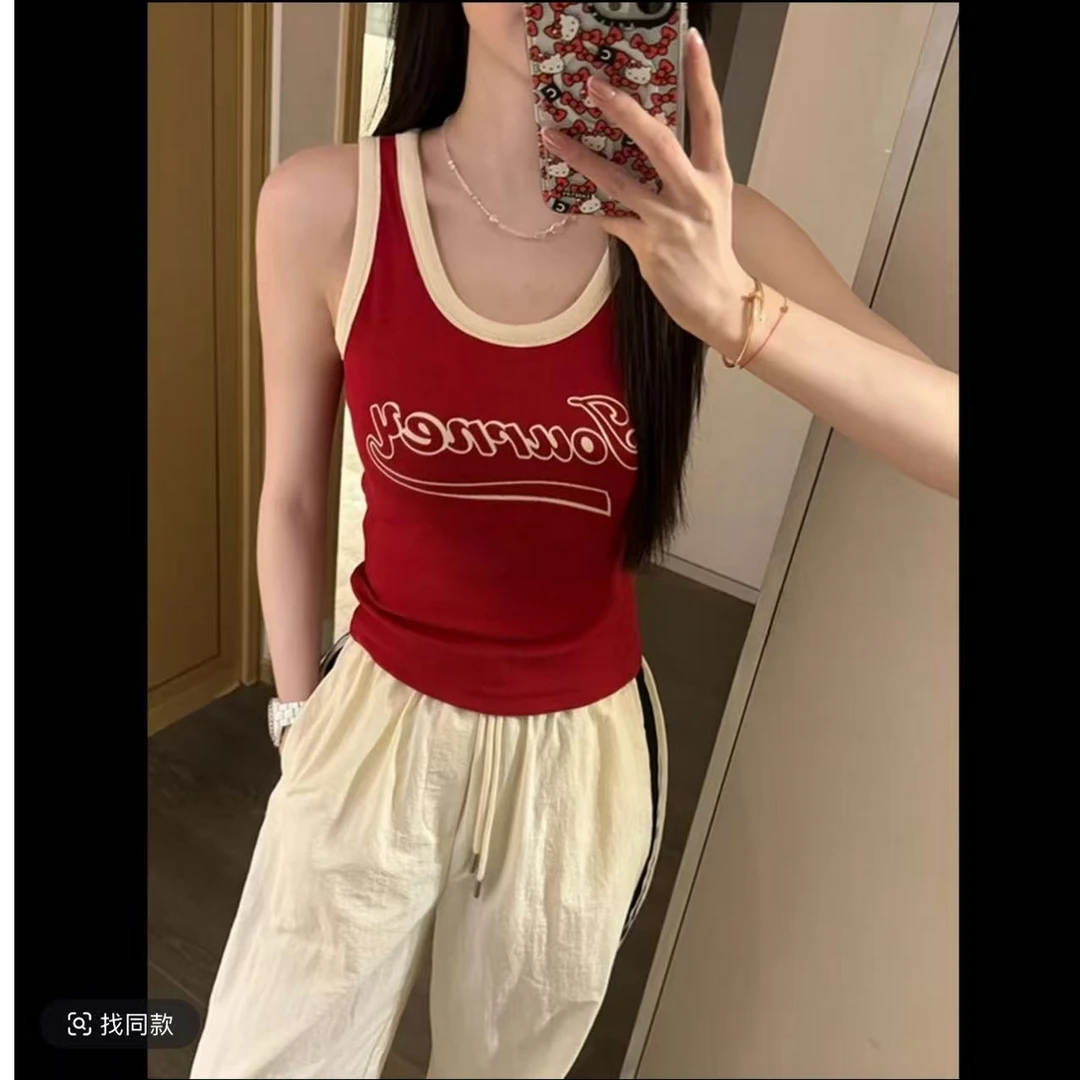 ZOZO-53340夏季新款女字母后背小心机小个子背心