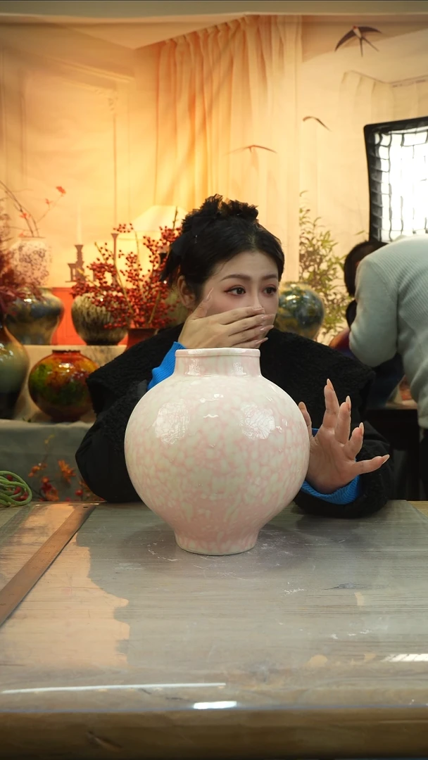 高25口10高温陶瓷花瓶