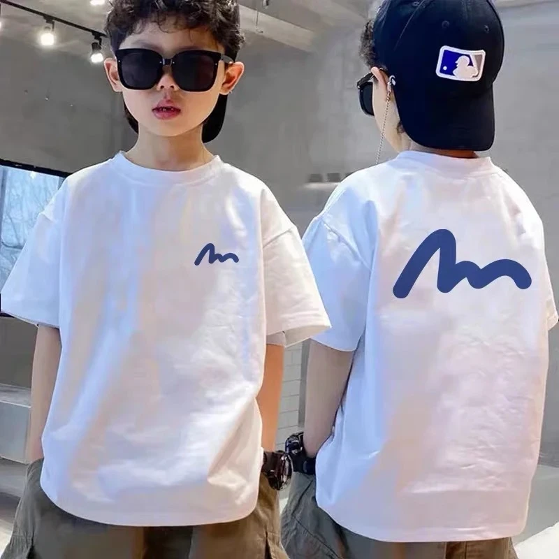 【100%纯棉】男童纯棉短袖T恤上衣夏季中大童夏款男孩半袖宽松潮流