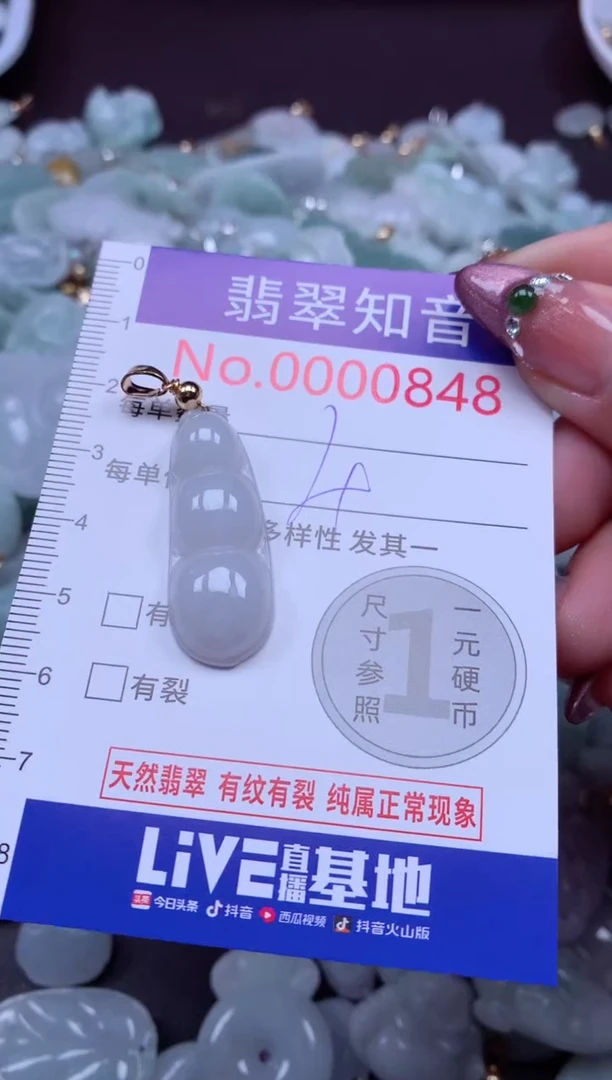 吊坠(不含链)未镶嵌翡翠848