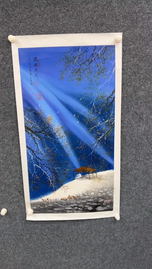 【闪购商品】国画2.19-王夫怀-三尺山水-006