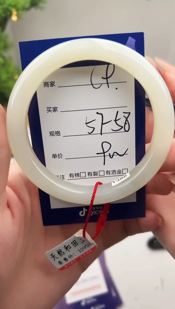 未镶嵌手镯和田玉微色差C9