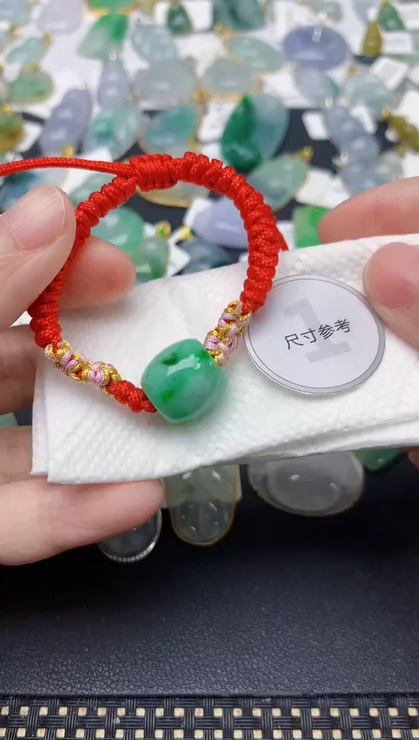 颈饰未镶嵌翡翠天然缅甸A货翡翠
