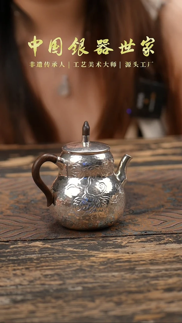 新品-葫芦手工雕刻泡茶壶