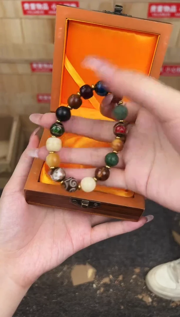 万家文玩阁天珠多宝十八子链接@@YS970