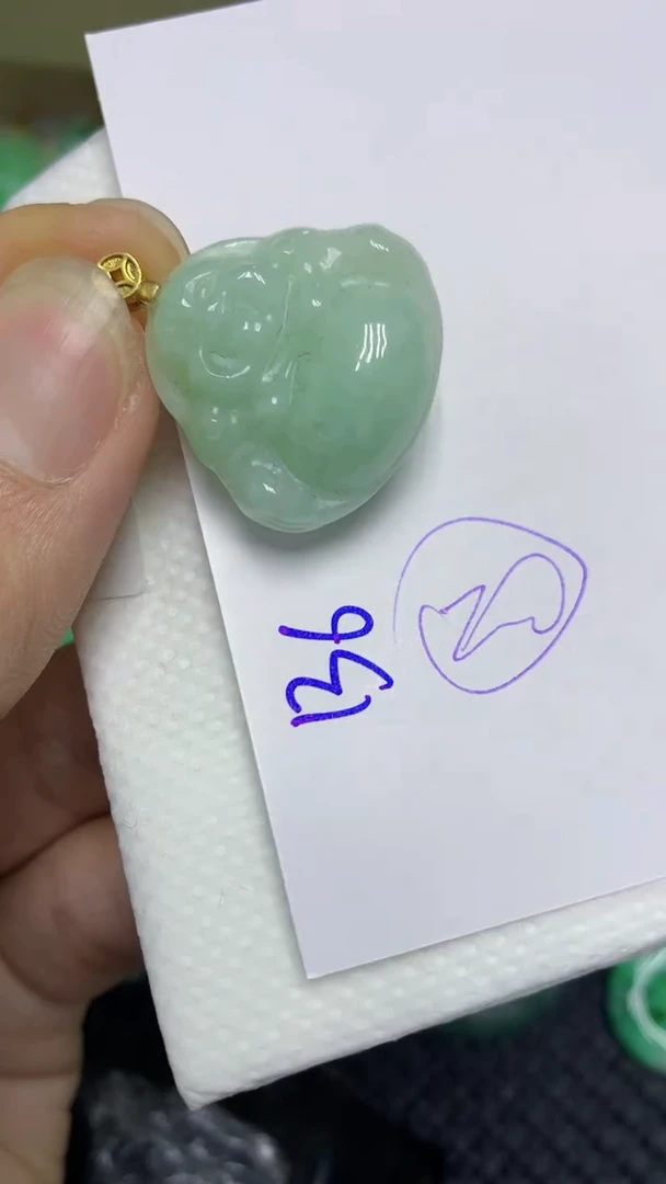 颈饰未镶嵌翡翠缅甸A货翡翠