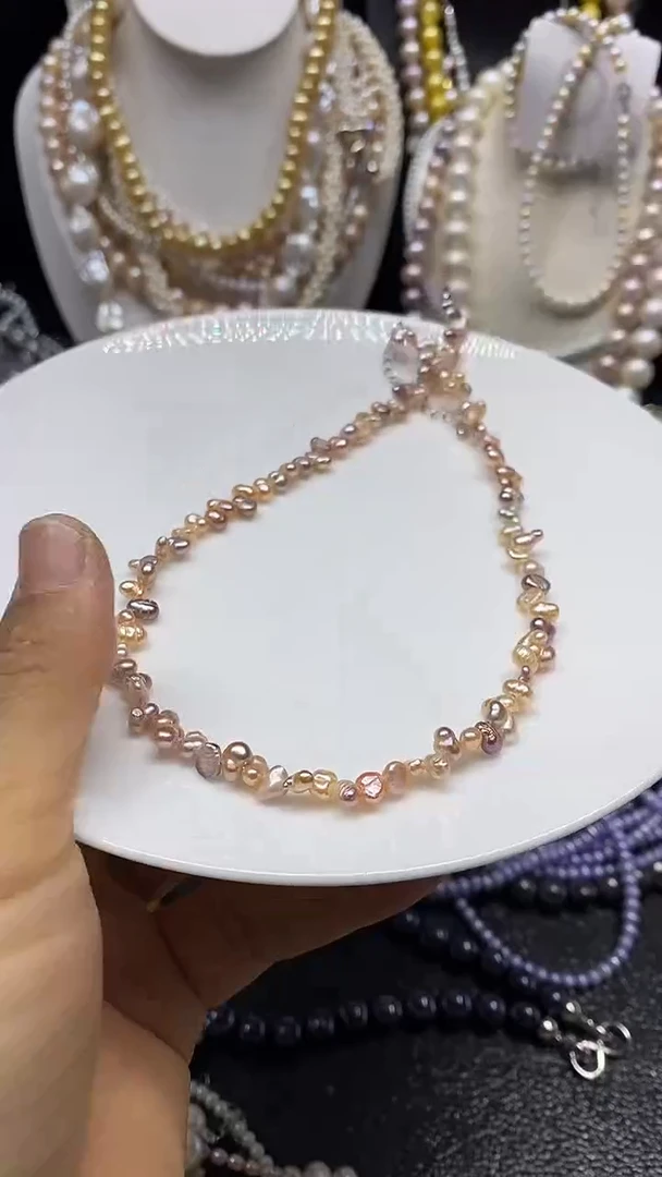 淡水珍珠未镶嵌颈饰多人