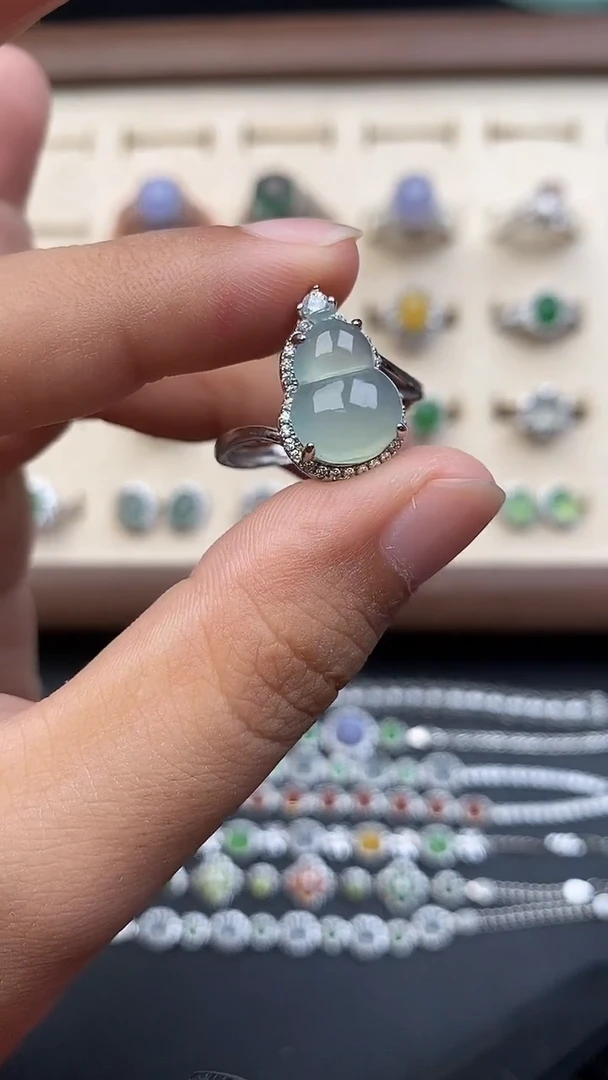 银S925镶嵌定制翡翠69679679