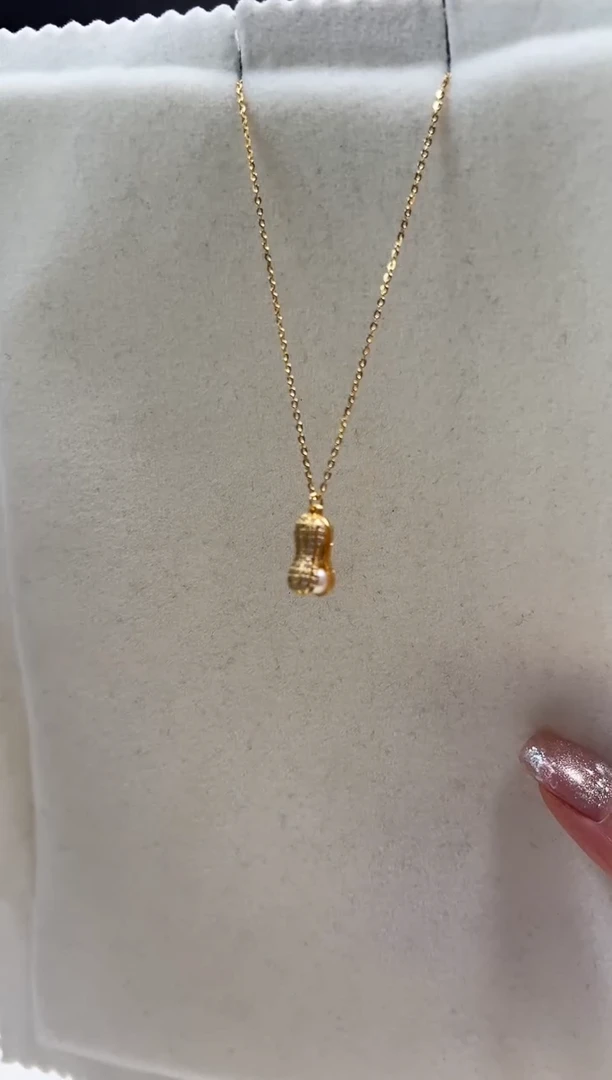 银S925镶嵌海水珍珠DA 羽皇金套链xp302