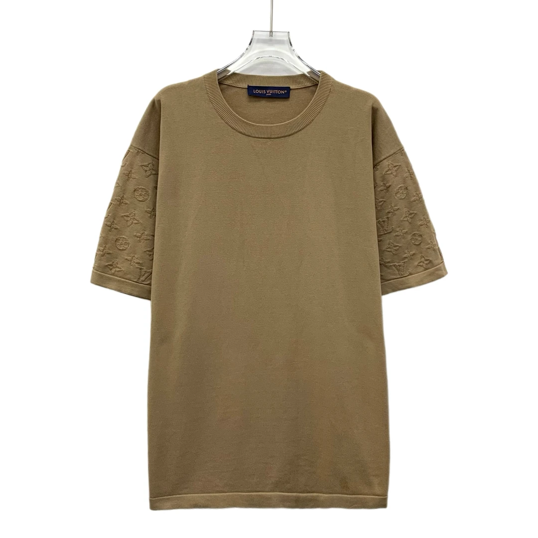 99新 LouisVuitton/路易威登  HW0865 24款logo浮雕短袖 XXL码