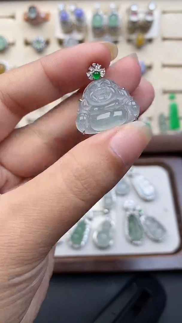 18K金镶嵌定制翡翠967967967