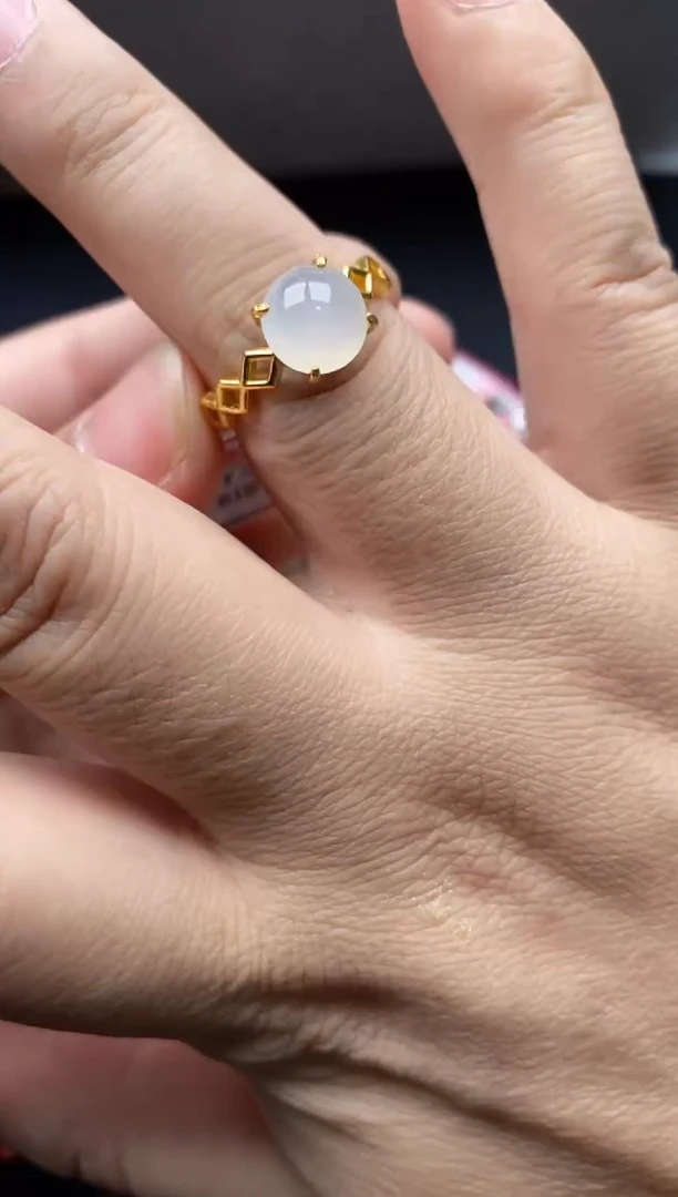 【闪购商品】翡翠戒指银S925镶嵌5555555-2