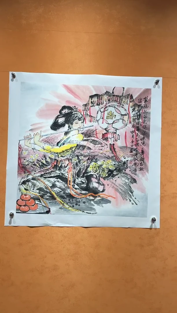 国画刘金玉老师亲笔手绘