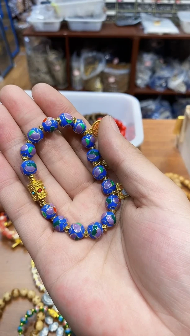 【闪购商品】非洲檀香手串/手链蓝色5