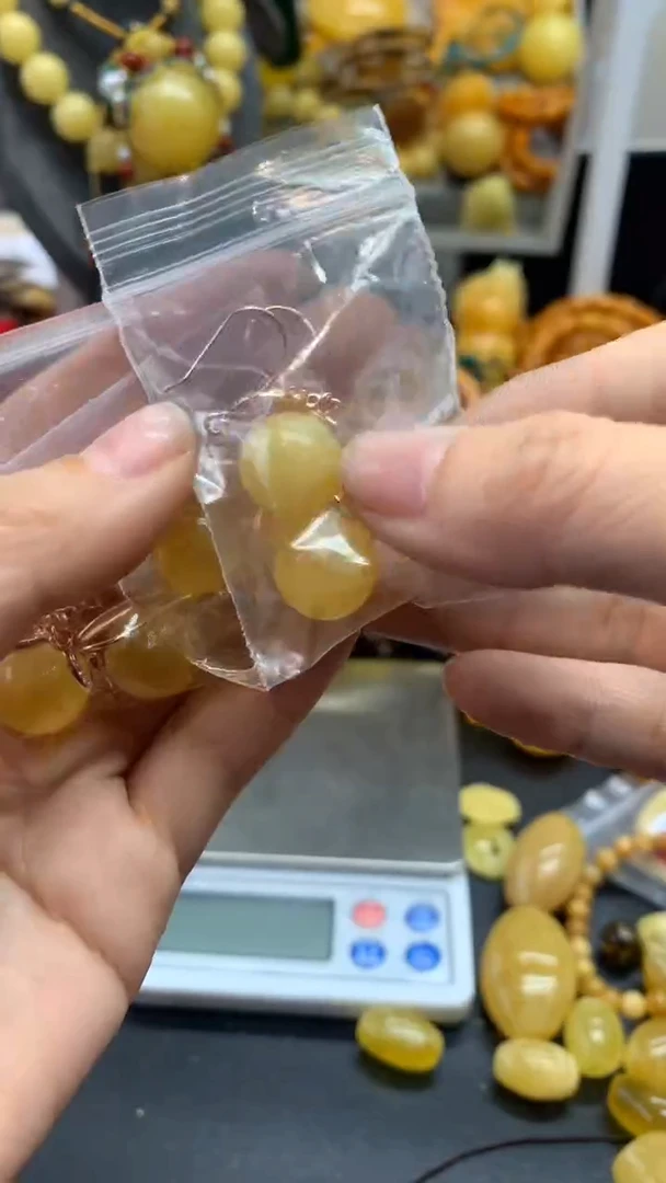 【闪购商品】琥珀珠宝奇石银S925镶嵌461多样性发其一微瑕